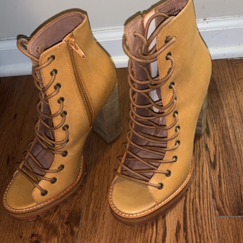 Free people Jeffery Campbell lace up boots